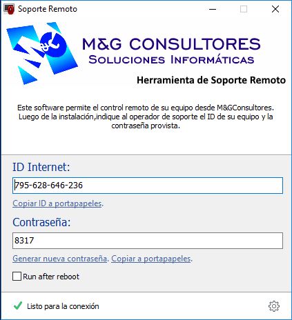 Herramienta de Soporte Remoto