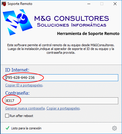Paso 4 del instructivo de conexión remota